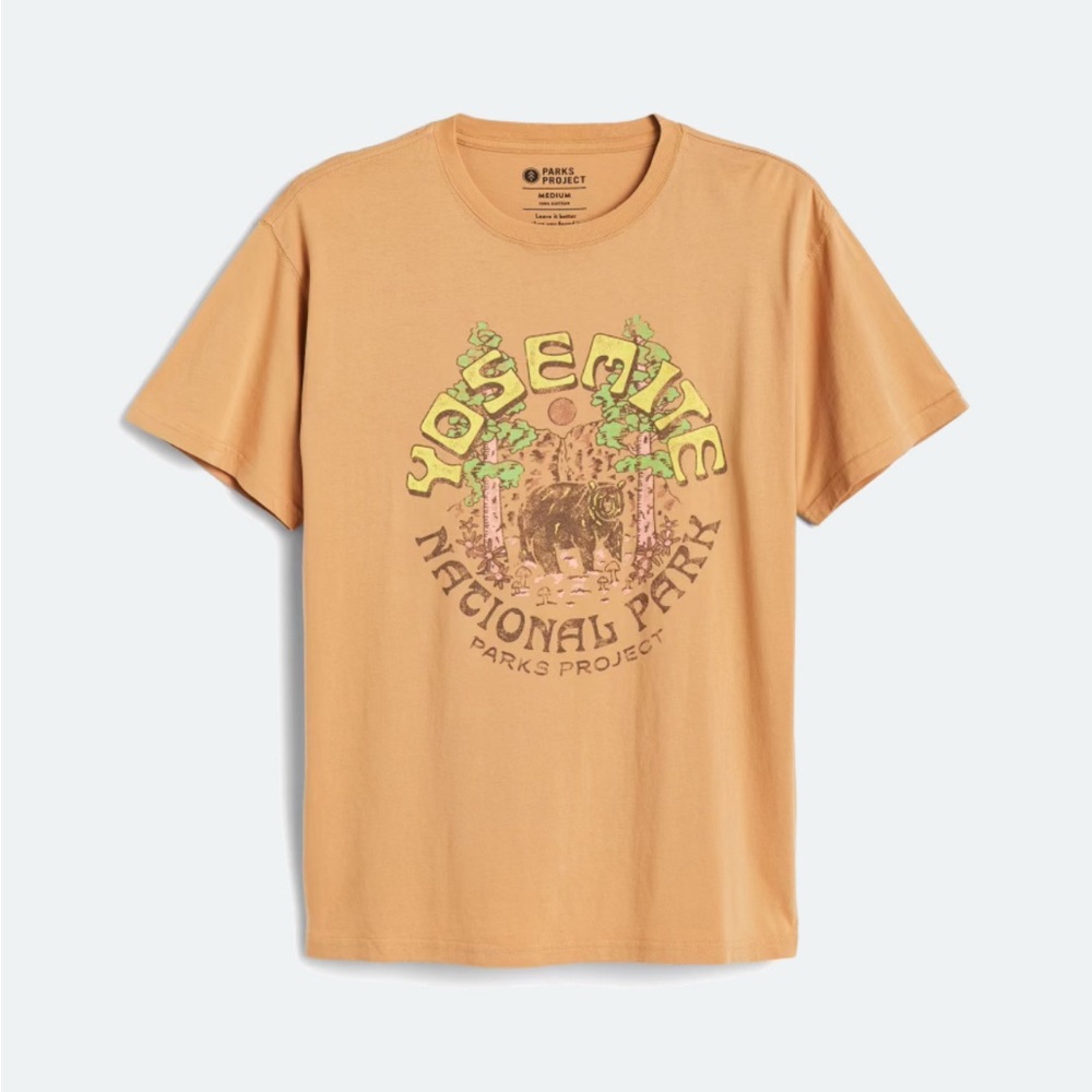 Parks Project Yosemite National Park 90s gift shop shirt Medium